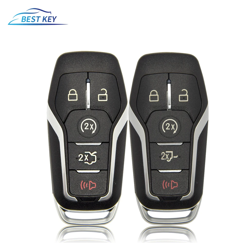 BEST KEY Remote Key Shell Car HU101 Blade Fob 4/5 Buttons CaseFor Ford Mustang Edge Explorer Fusion Mondeo Kuka 2015 2016 2017 smart remote car key shell case 3 buttons for ford edge explorer fusion mondeo 2013 2014 2015 2016 2017