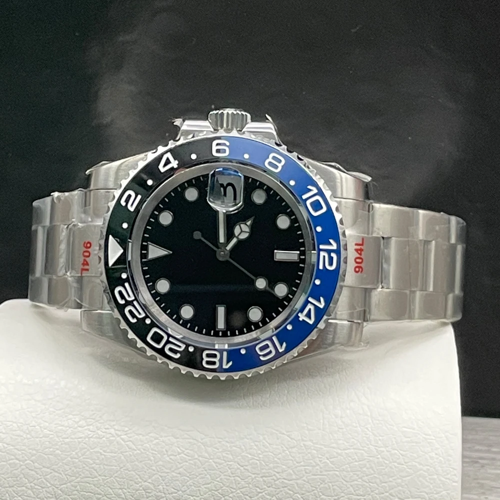 Diving Luxury NH35A Automatic Men Watches Full Steel Wristwatch Oyster Bracelet Sterle Dial Reloj Hombre Waterproof Auto Clock