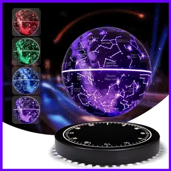 Magnetic Levitation LED Moon Lamp – Auto-Rotating Globe Night Light for Bedroom & Office Decor 1