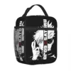 Kaisen Gojo Satoru Insulated Lunch Bags Thermal Lunch Container Anime Portable Lunch Box Tote Food Handbags School 1