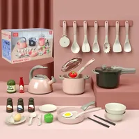 Kids Play Kitchen Set, Pretend Play Cooking Toys Set, Kitchen Toys Playset For Toddlers, Toy Pots And Pans For Kids Kitchen 2