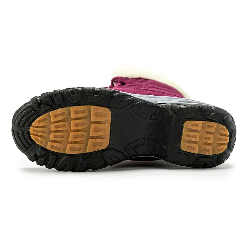 Winter Women Boots High Quality Warm Snow Boots Lace-up Comfortable Ankle Outdoor Waterproof Hiking women snow boots