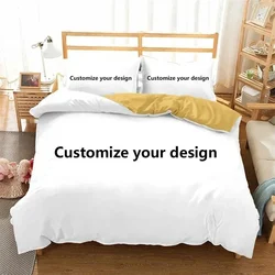 Creative 3D Custom Bedding Set with Duvet Cover and Pillowcase for All Sizes - POD Dropshipping (Back Coffee)