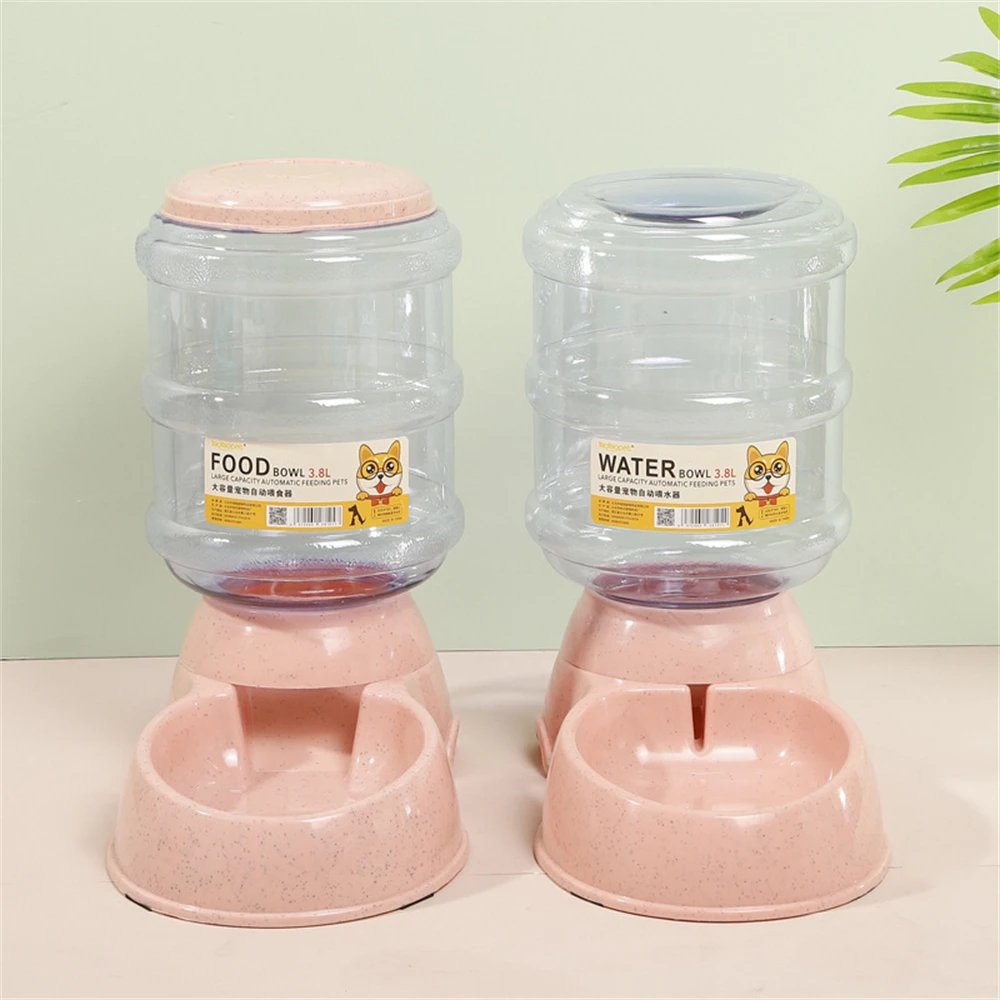 고양이 물 디펜서 고양이 자동 공급기, 대용량, 창의적인 애완 동물 용품, 3.8l
