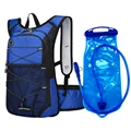 Blue and 2L water