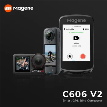 Magene C606V2 Touchscreen GPS Bike Computer WiFi Speedometer Cycling Climb Stopwatch Odometer Bluetooth Ant Navigation 5