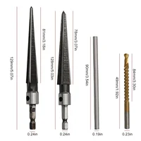 Taper Reamer With 6mm Drill Hand Metal Reamer Deburring Enlarge Pin Hole Handheld Reamer For Plastic Wood Metal Drilling Tools 1