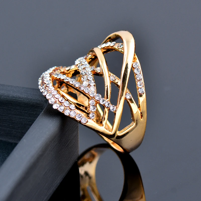 Fashion Multi Circles Twisted Wide Rings Mirco Paved Clear CZ Stone Women Jewelry wedding rings,round rings,silver ring,womens ring,finger rings,jewelry rings,ring jewelry,cubic zircon ring