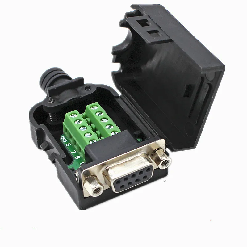 Db9 Com Rs232 Transfer-Free Signals Terminals Male Female Connector D Sub 9Pin