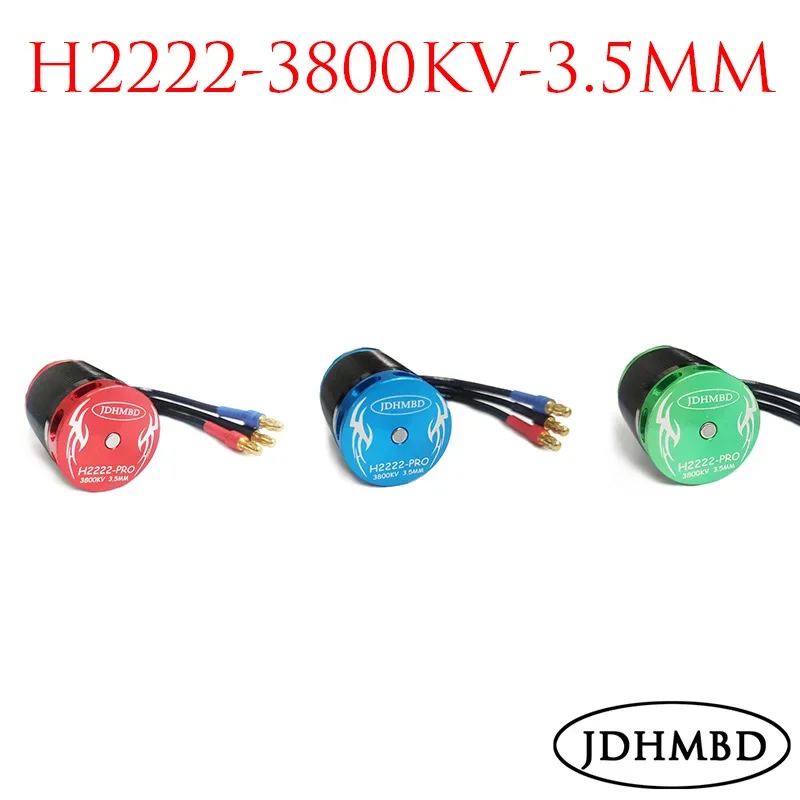 

JDHMBD 450 3800KV-2222-3.2 / 3.5MM Brushless Motor for Trex 450 AZLRC 450 X360（3S） Helicopter