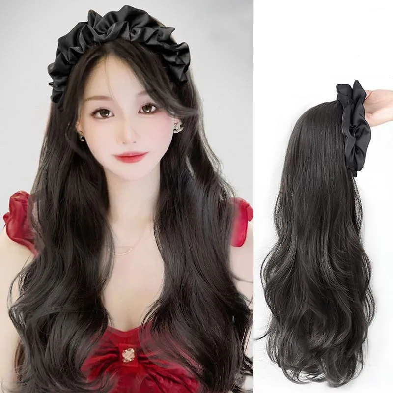 Женский Длинный U-образный парик