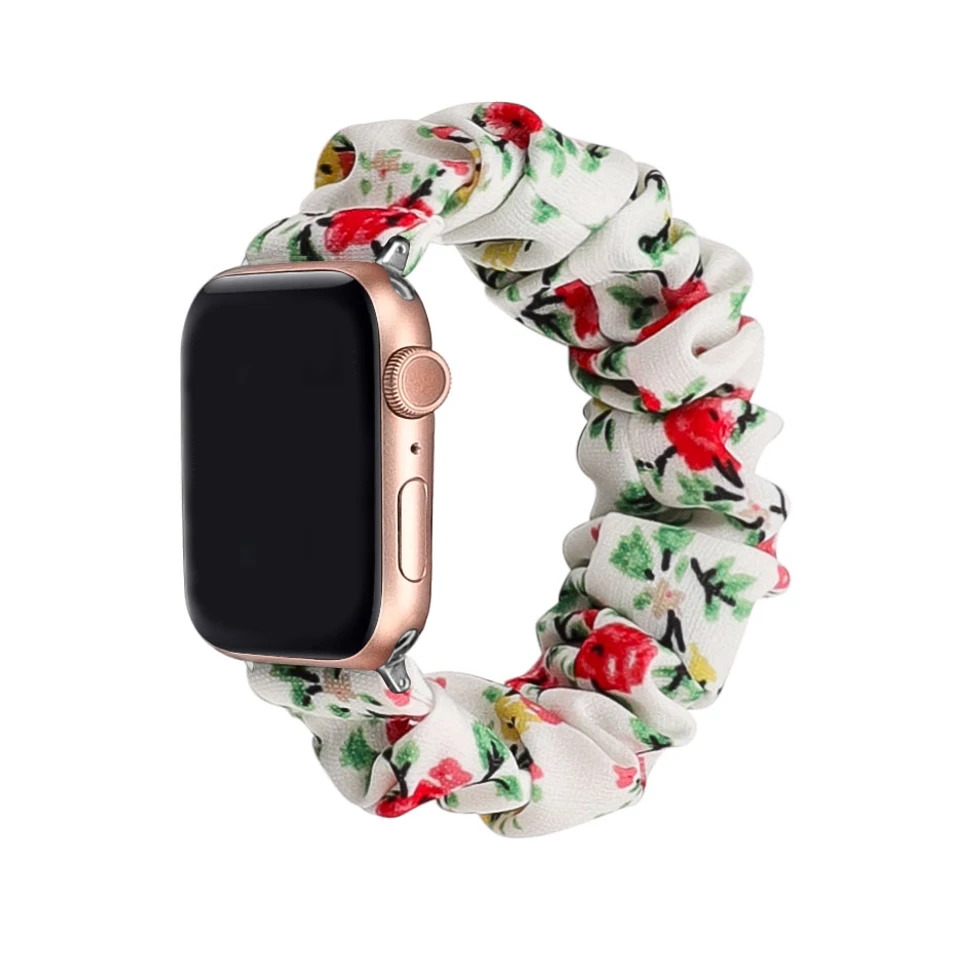 ตัวเลือกสินค้า Scrunchie น่ารัก ปรับยืดหยุ่น สำหรับ Apple Watch