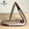 【Genuine Cowhide Leather】ManBang Brand Hot Sale Men's Wallet Luxury Original Short Tri-Fold First Layer Cowhide Purse Business 2