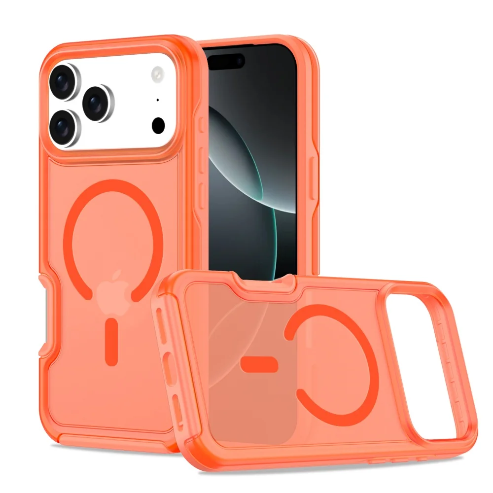 Heavy Duty Clear Magnetic Protective Case with Shockproof Bumper