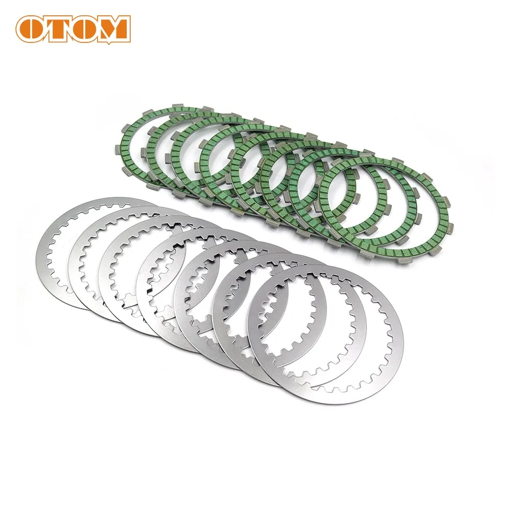 OTOM Motocycle Clutch Friction Plates Disc Set For ZONGSHEN NC250 NC450 Engine KAYO T6 BSE J5 RX3 AVANTIS Enduro MOTOLAND Motax