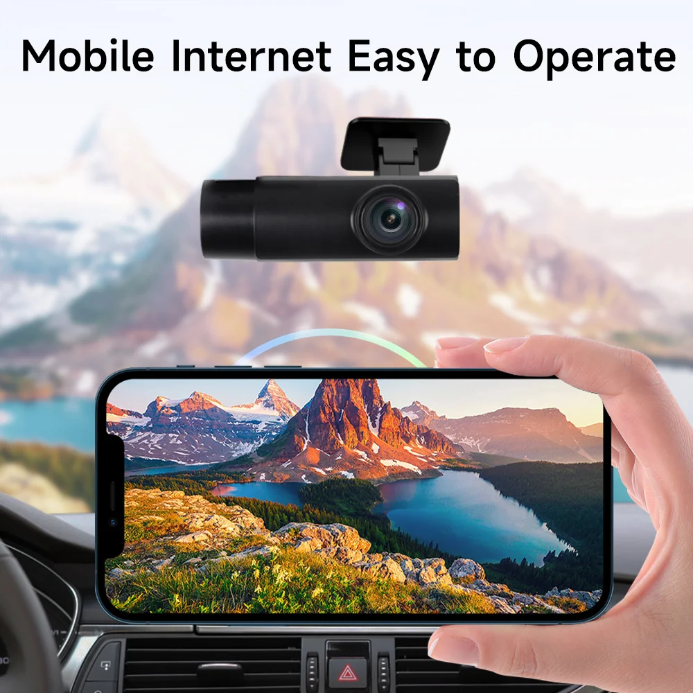 JIUYIN Driving Recorder Automatic loop recording 2K HD DVR Night Vision Wifi Smart Connect Car Recorder