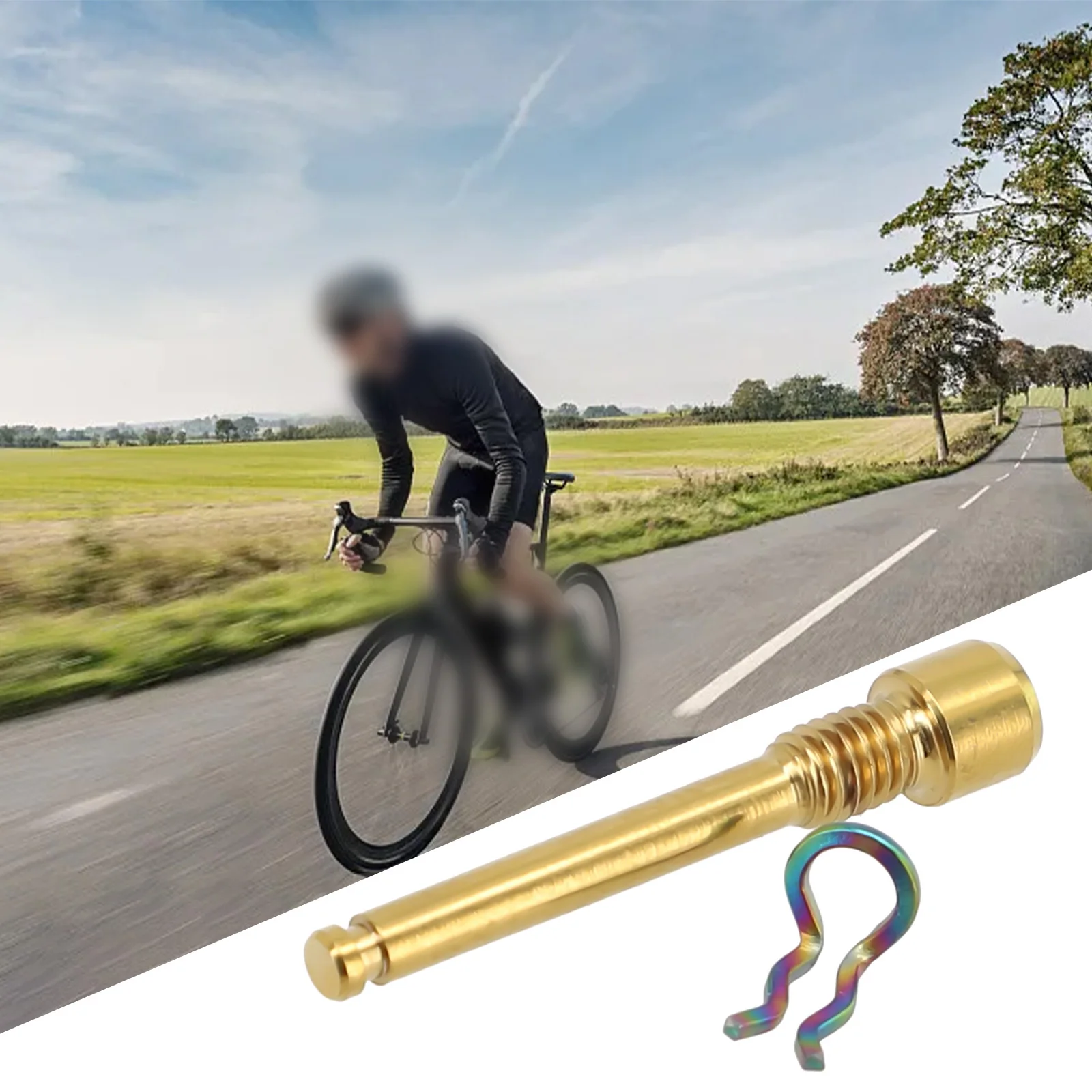 Fahrrad-Hydraulische Scheibenbremsbelag Bolzen Titanlegierung Pin Einsatz Bremssattel Schraube Retainer Pin Für Shimano XTR Ultegra M985/R8070 – Detail 17