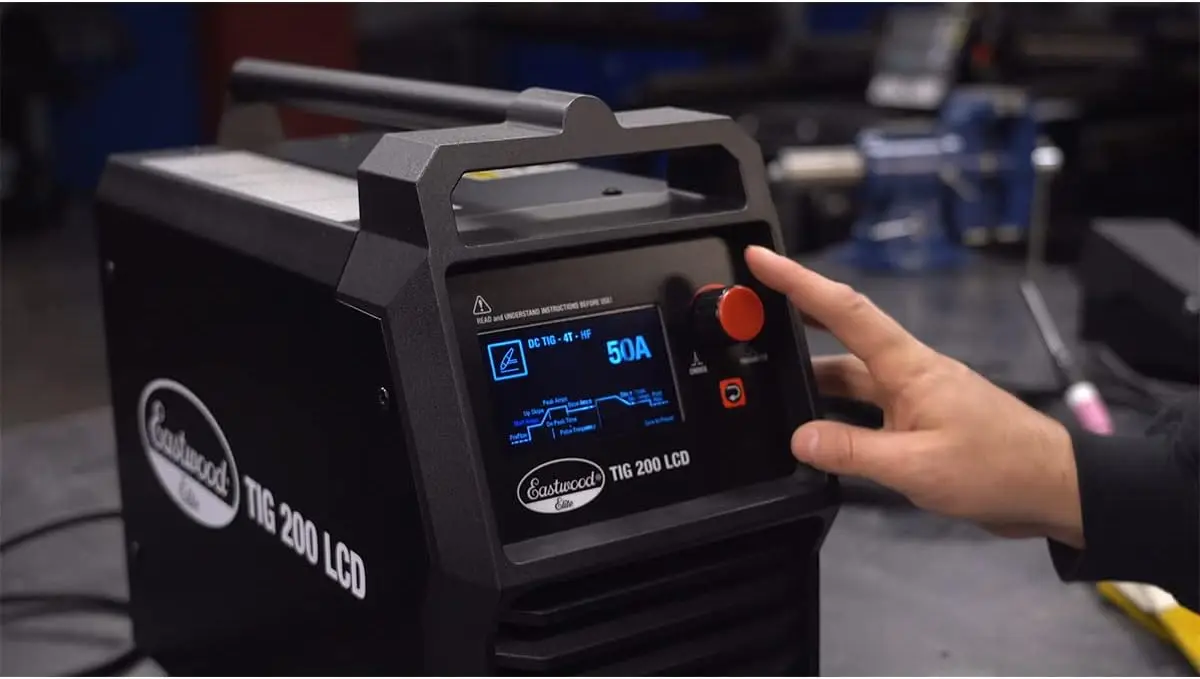 200 Amp LCD Digital Tig Welder AC/DC Pro Welding Machine Pulse Capability Color LCD Screen Latest Welder Inverter Technology
