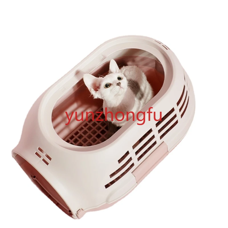 

Pet Flight Case Cat Cage Portable out Dog Check-in Suitcase Car Large Bag Carrying