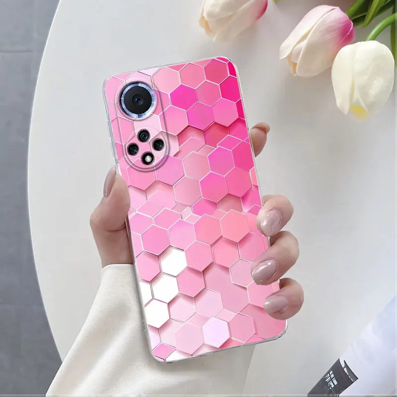 Luxurious Flower Clear Soft Silicone Protective Phone Case