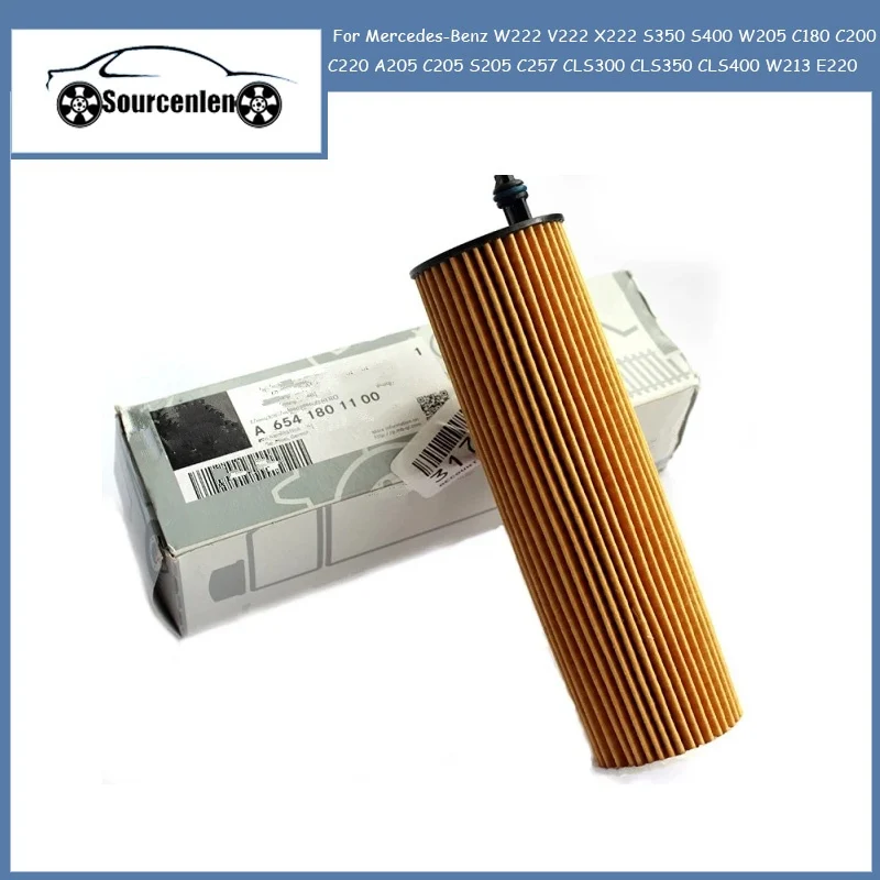 

Oil Filter Kit For Mercedes-Benz W222 V222 X222 S350 S400 W205 C180 C200 C220 A205 C205 S205 C257 CLS300 CLS350 CLS400 W213 E220