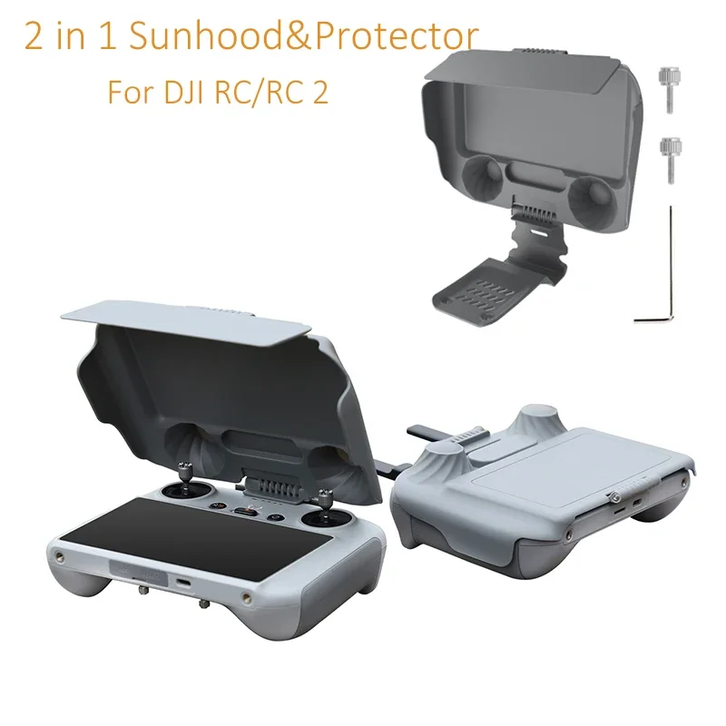 

Screen Protector Shell For DJI RC/RC 2 Remote Control Sunshade Silicone Protection Case For Air 3/Mini 3 Pro/Mavic 3/Mini 4 Pro