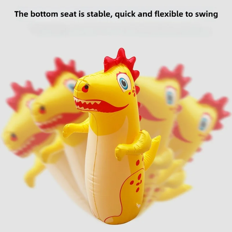 NEW Large Inflatable Dinosaur Tumbler Thickened Outdoor Punching Bag Water Filled Inflatable Boxing Bag Training Prop