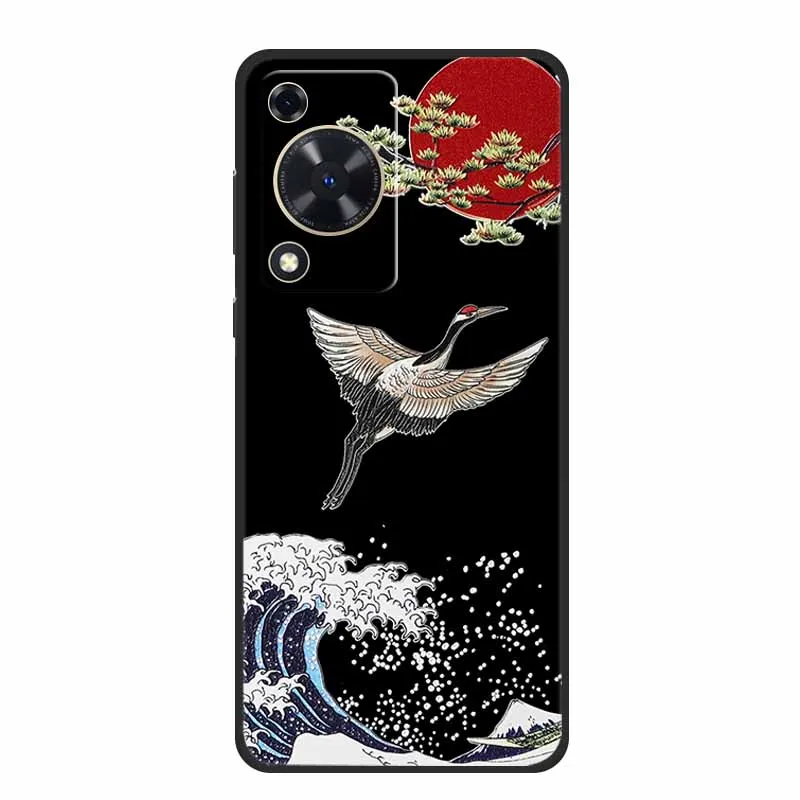 Embossed 3D Shockproof Silicone Phone Case - Soft Protective Cover