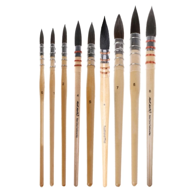 

Handmade Watercolor Paint Brush Hair for Calligraphy Writing Painting