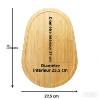 Support coulissant en bambou pour batteur KitchenAid, pour batteur vertical à tête oblique 5 QT-8QT, patin coulissant pour batteur de cuisine 2