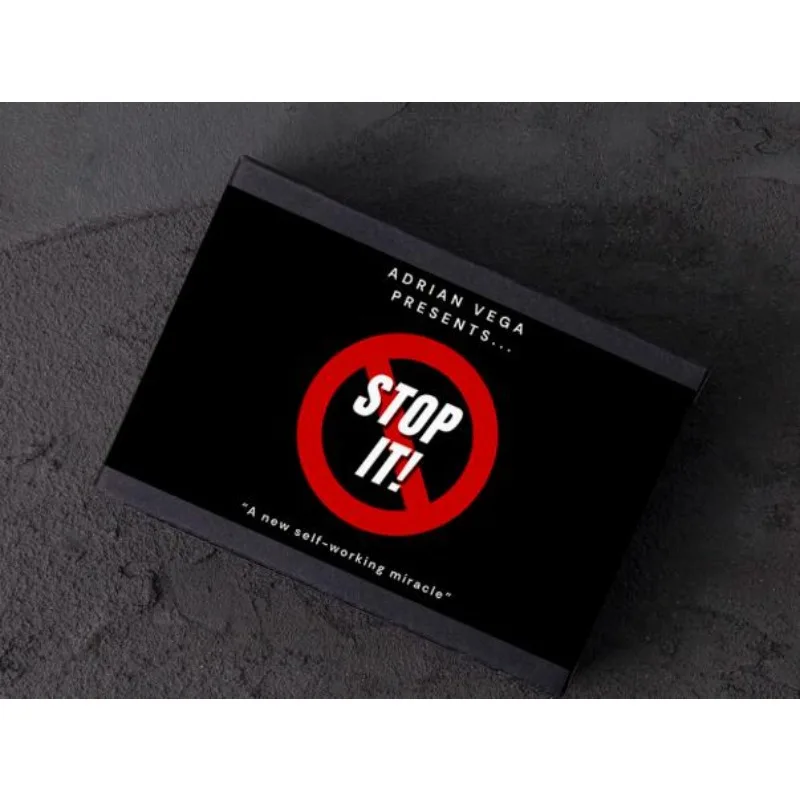 그것을 중지하십시오 (Gimmicks) Adrian Vega 카드 마술 및 트릭 덱 ..