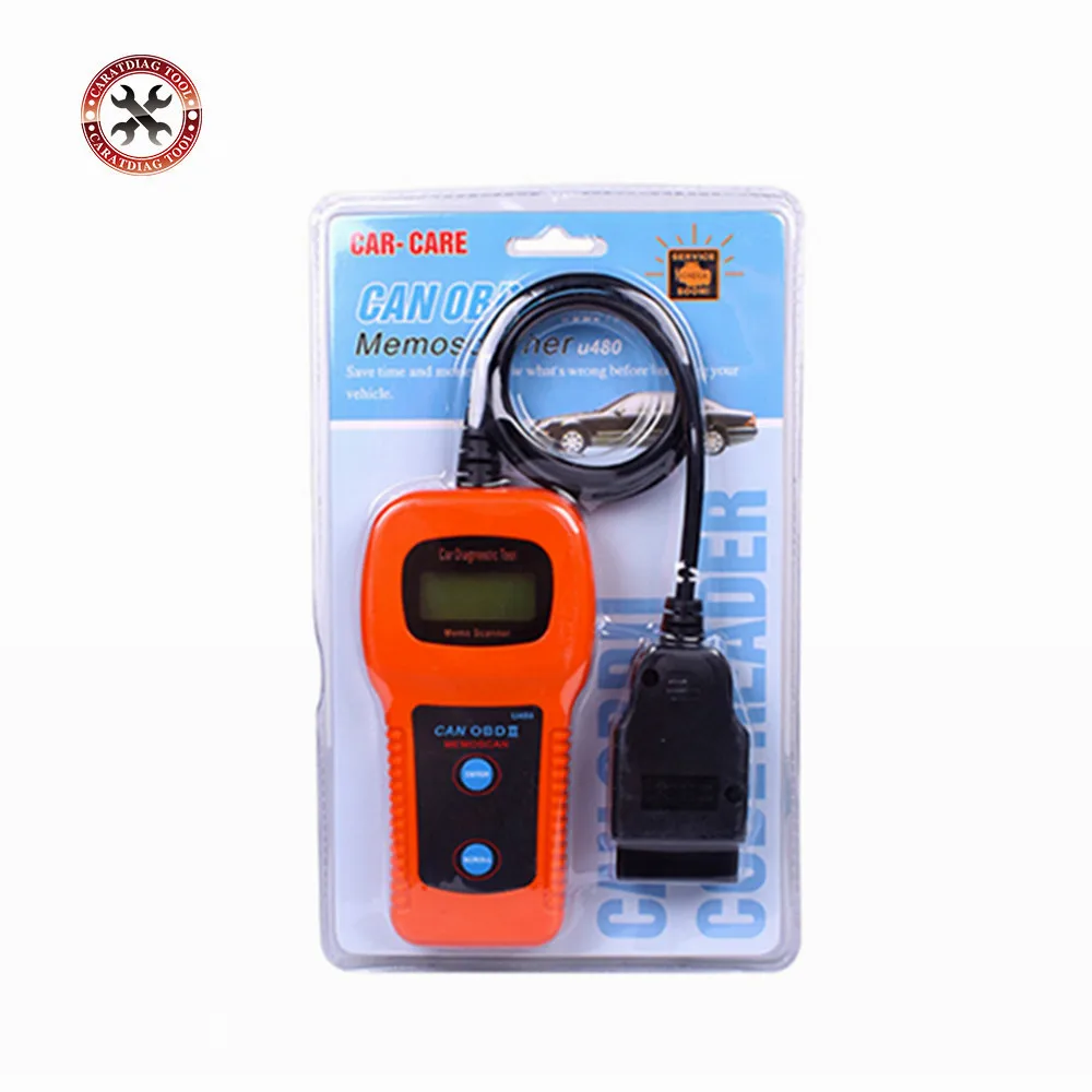 U480 OBD2 CAN BUS/Leitor de Código do Motor Memoscan U480 Leitor de