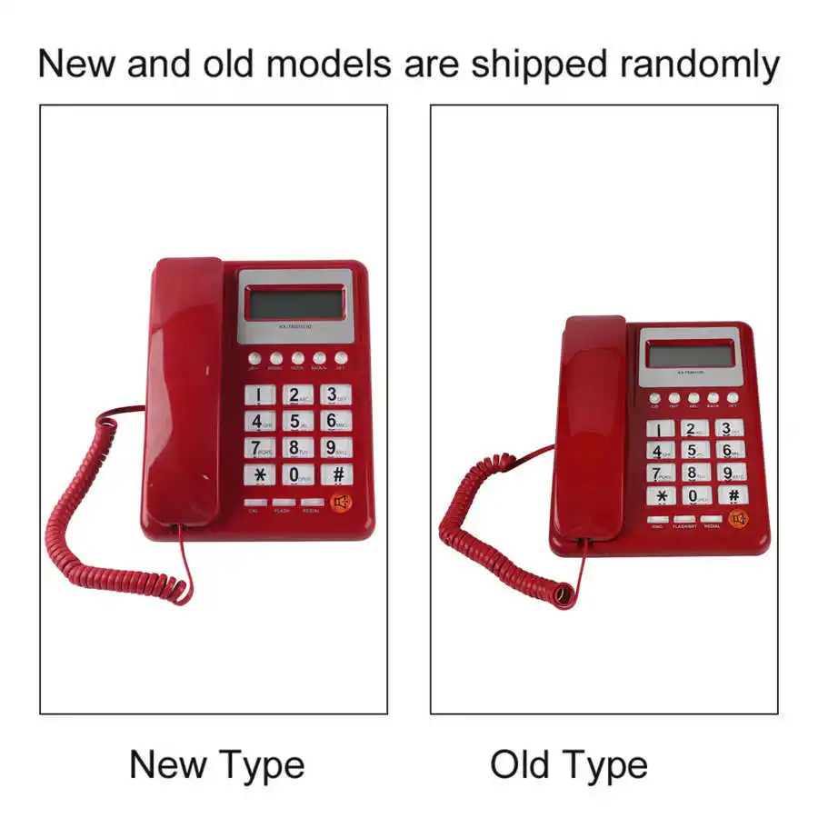 Landline Phone Home Hotel Wired Corded Desktop Office Telephone Caller ID