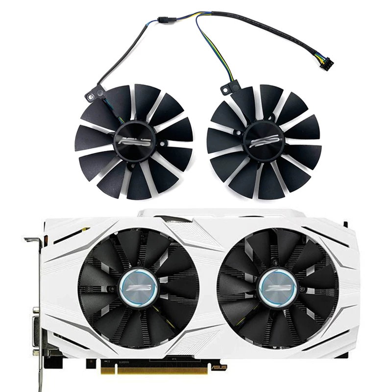 T129215Su 4Pin 88Mm Dc 12V Gtx1060 Gtx1070 P106-100 Ventola Di Raffreddamento Per Scheda Grafica Asus Arez Geforce Gtx 1060 1070 Gaming Oc