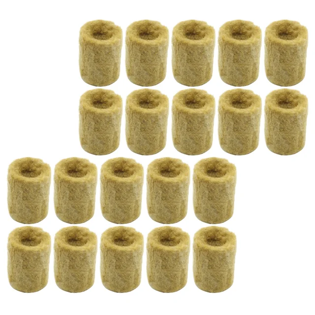 50 Db Indító Dugók Stoneugool Grow Cockes Hidroponikus Növények Kőgyapjú Tápanyagblokkok - Image 3