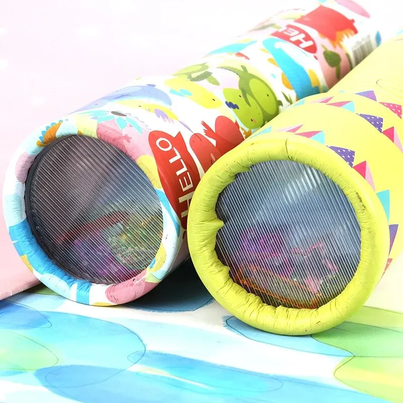 3pcs Random Color Sending Kaleidoscope Rotating Magic Classic Educational Toys Classic Nostalgia Ever-Changing Games Boys Girls