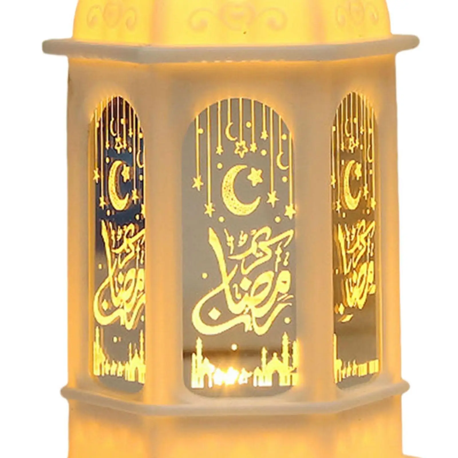 

2/3 LED Wind Lights Ramadan Lantern Lamp Hanging for Event Decor black