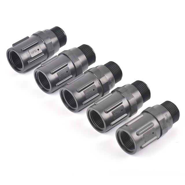 15Psi-45Psi Előre Beállított Nyomásszabályozók 3/4 "Fht X Mht Tömlőhálódott.