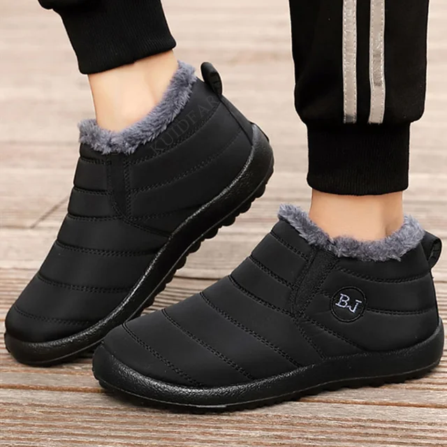 Women Boots Lightweight Winter Shoes For Women 2022 Ankle Boots Snow Botas Mujer Black Couple Waterproof Winter Boots Plus Size 3