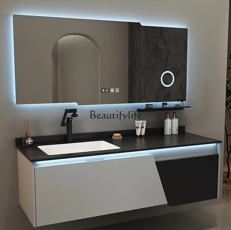 

Bathroom Cabinet Ceramic Whole Washbin Modern Minimalist Bathroom Washbasin