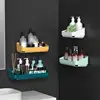 Storage Rack Shelf Wall Spice Organizer For Cosmetics Bathroom Without Drilling Kitchen Convenience Shower Accessory Bathroom 1
