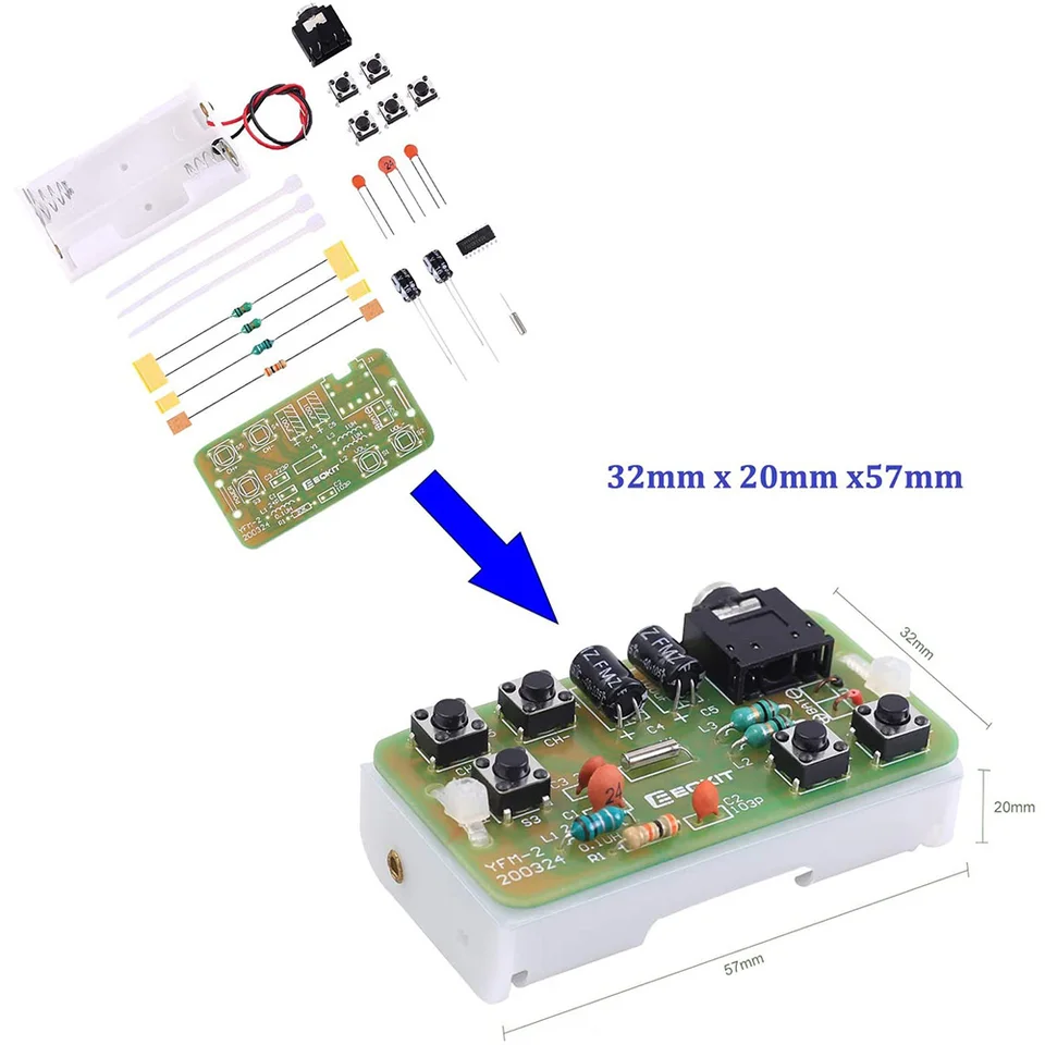 Módulo Receptor De Radio Fm Módulo Receptor DSP PLL Estéreo Digital 87 108mhz 3 5v Placa Pcb De Recepcion Estereo Módulo Receptor De Radio Fm Módulo Receptor DSP PLL Estéreo Digital 87 108mhz 3 5v Placa Pcb De Recepcion Estereo