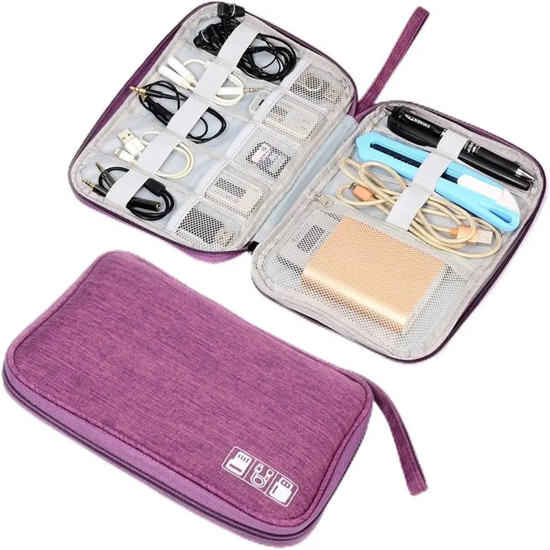Electronics Organizer Bag Waterproof Carrying Pouch Travel Bag Universal Cable Organizer Electronics Storage Bag Accessories - Image 8