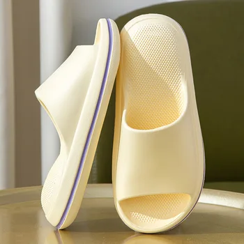 ⁦Summer Slippers EVA Bath Sports Slides Unisex Sneaker Women Flip-flop Indoor Sandals Loafer Tапочки Zapatillas шлепанцы мужские⁩ – תמונה ⁦1⁩