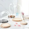 Dia15cm 18cm Wedding Glass Crafts Domes Tent Wholesale Glass Cover Dome Roofing Flower Jar Glass Display Dome House 6