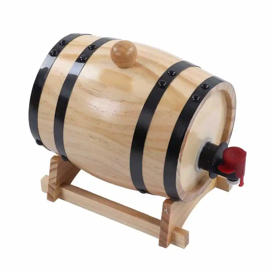 Wine Barrel 1/3/5L with Stand for Tequila Wine Whiskey