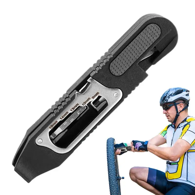 

Bike Ratchet Tool Bicycle Magnetic Wrench Tools Wear-Resistant Wrench Tool For Home Repairing Travel Portable Bike Tool For Tire