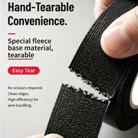 10/25 Meters Heat Resistant Flame Retardant Cloth Tape Coroplast Adhesive Wire Harness Loom Protection For Car Cable Wiring 3