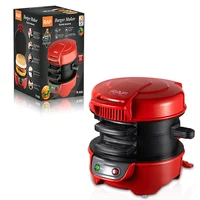 Mini Electric Burger Sandwich Maker Machine 220V 110V Bread Grill Baking Toaster Non Stick Pancake Pan for Home Kitchen 빵 토스트기 1