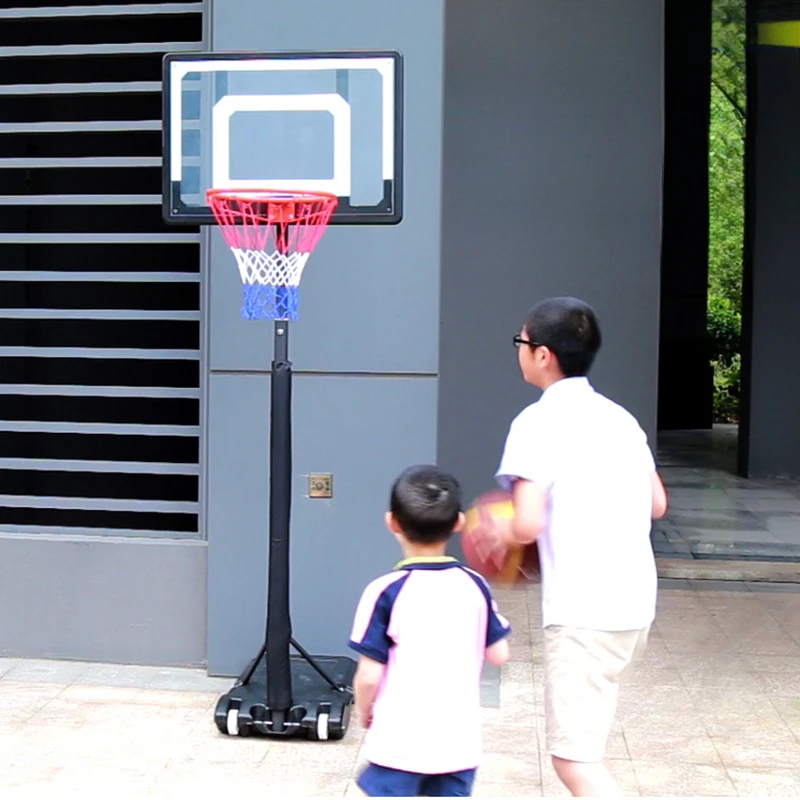 휴대용 농구대 야외 농구 링 슈팅 후프 실내 높이 조절 가능